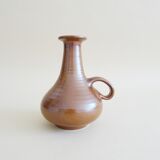 Brown vase by Manfred Buchholz