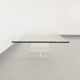 Table basse vintage David Lange en verre et altuglas des années 70