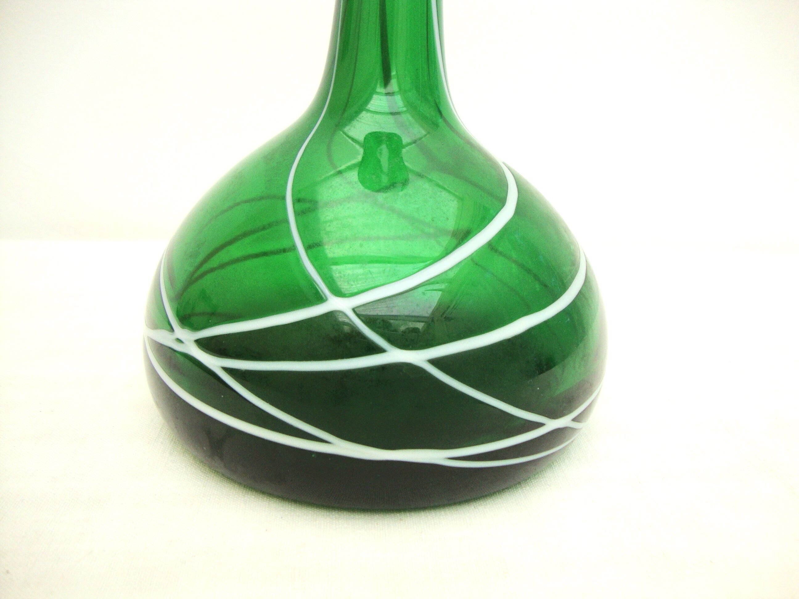 Blown glass vase