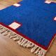 Handmade pure wool rug, custom size 1.5/2.5 m.
