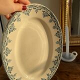 Oval dish Terre de Fer Hippolyte Boulenger Choisy Le roi