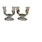Vintage glass chandeliers