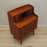 Teak secretary, Danish design, 1970s, production: Denmark