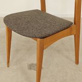 1970s Scandinavian chair in mottled Froca fabric