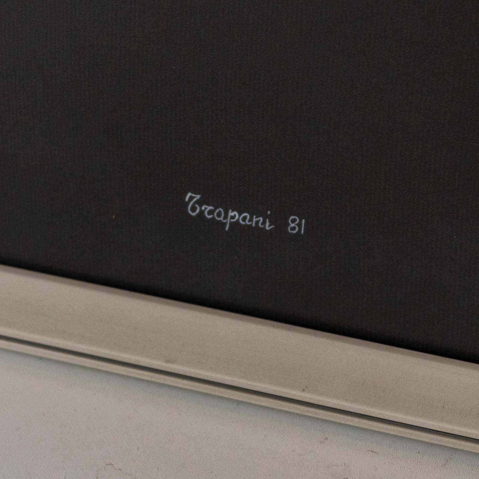 1980s Italian Modern Art Collage Poster created by Angela Trapani