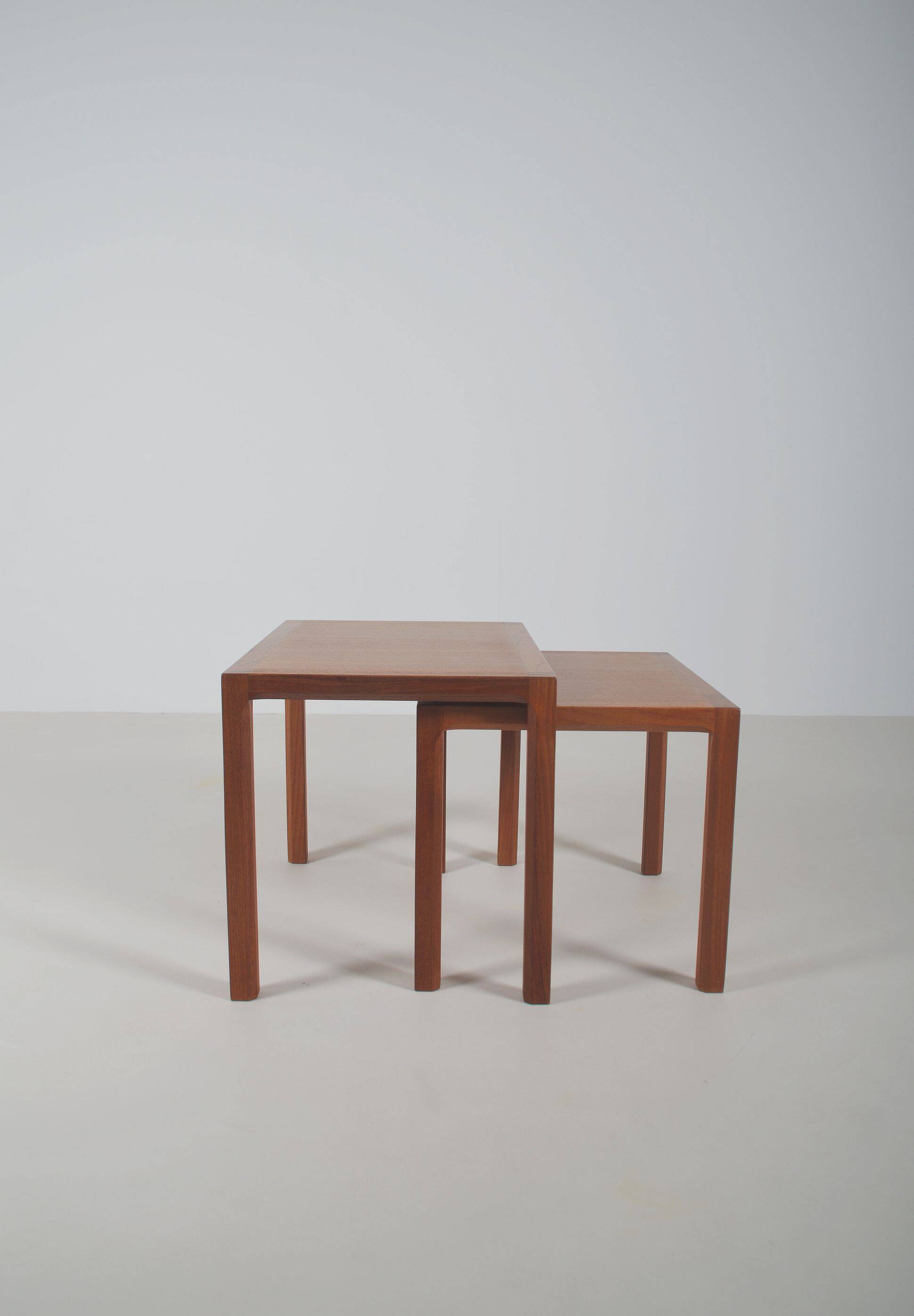 Set of Danish nesting tables by Kai Kristiansen for Vildbjerg Møbelfabrik,