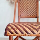 Rattan bistro chairs