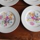 6 assiettes fleuries KG Lunéville