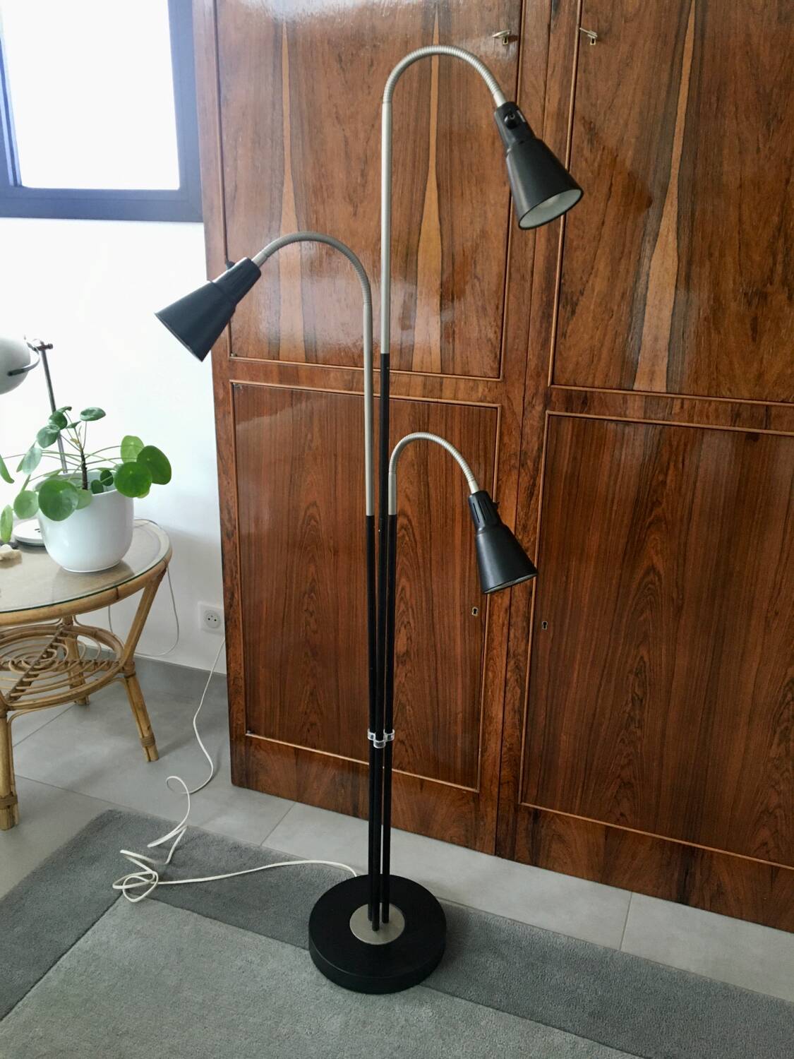 Rare 80s kvart ikea floor lamp 3 spots