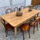 Large bistro table old farmhouse table solid wood Length 200 x Width 98 cm