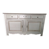 Buffet cérusé blanc