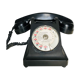 Old bakelite phone