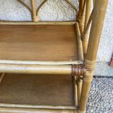 Vintage rattan shelf