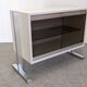 Buffet bas vitré de Michel Ducaroy pour Ligne Roset, France vers 1970