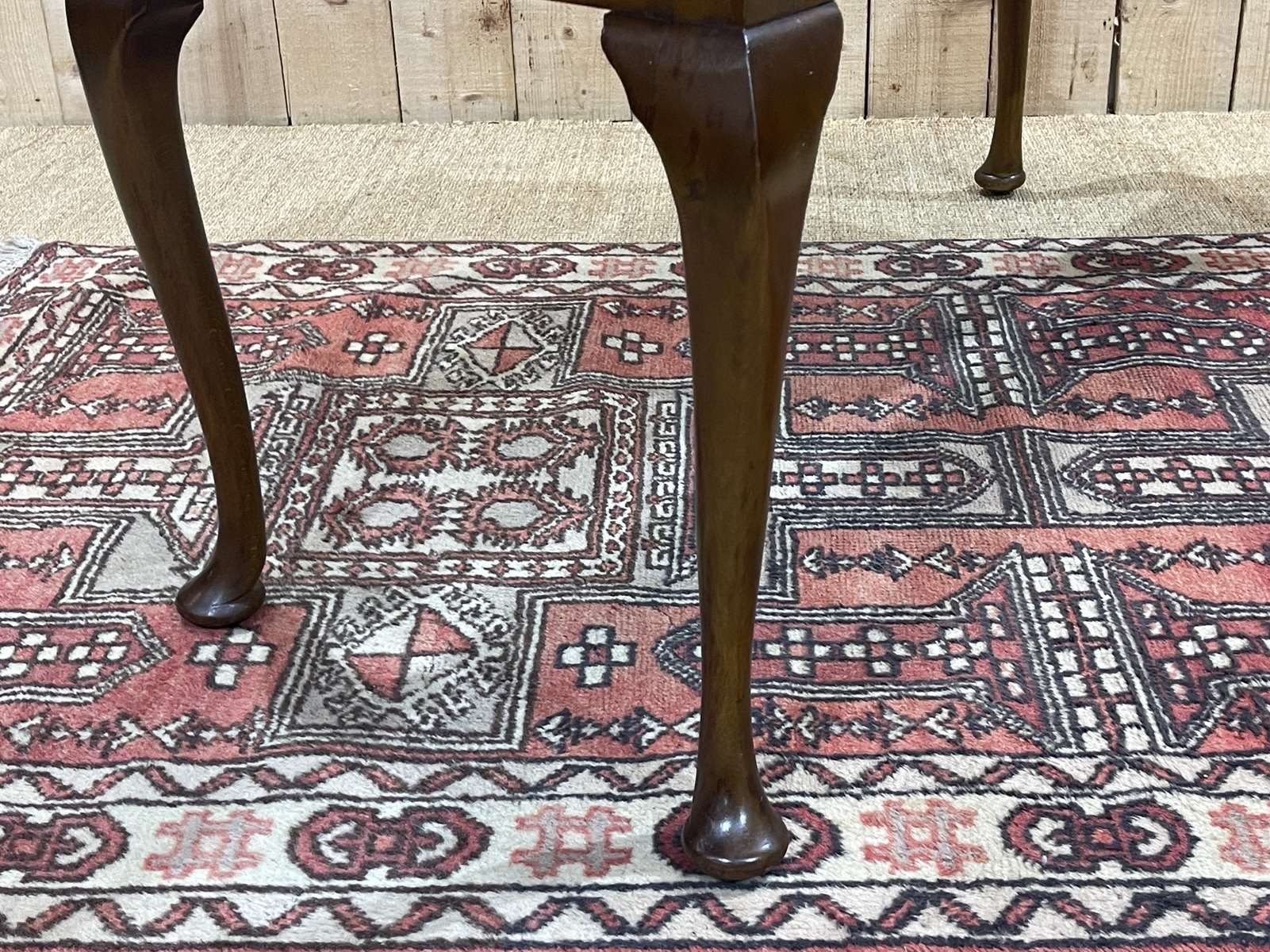 English chippendale desk in walnut from the 1950s