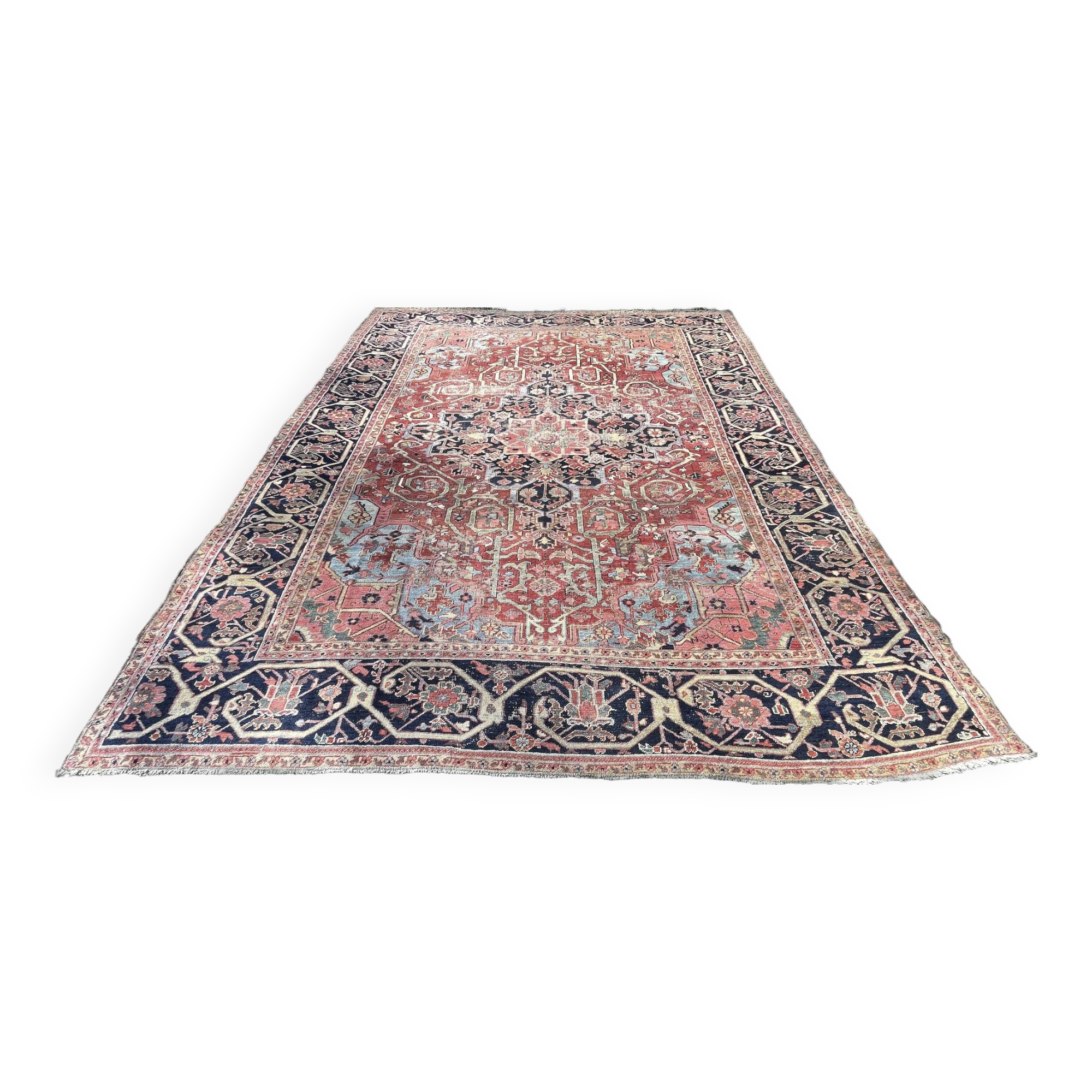 Antique Heriz Persian Rug Circa 1900/1910