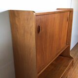 vintage sideboard with drawers and sliding doors