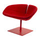 Red Fjord Swivel Chair by Patricia Urquiola for Moroso