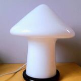 Mushroom lamp made of blown glass from Murano, 1970.