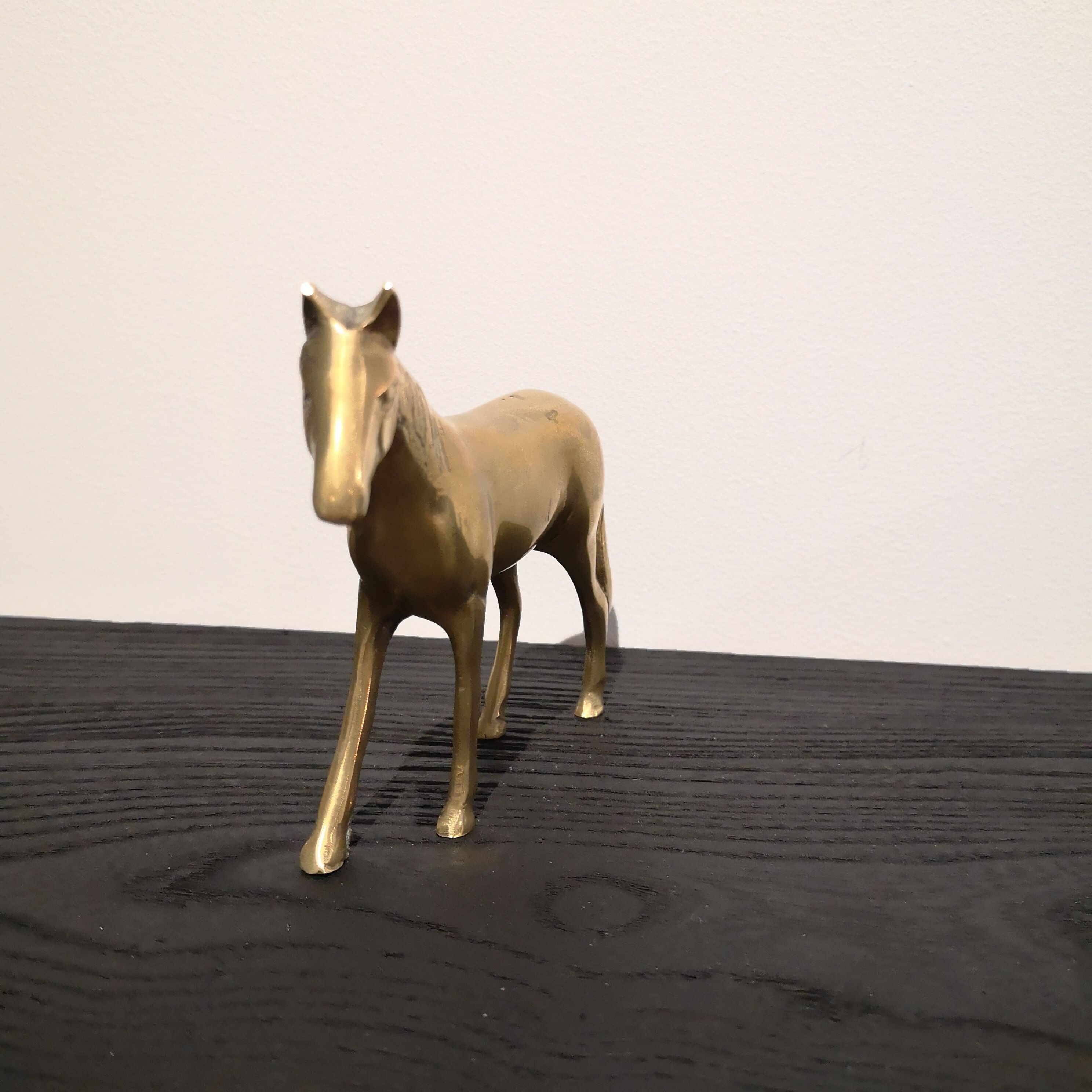 Brass horse