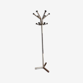 Coat rack "Parrot" vintage metal rotary administration - 1970