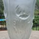 Vase Barolac tchèque moulé par Joseph Inwald en verre satin des années 30