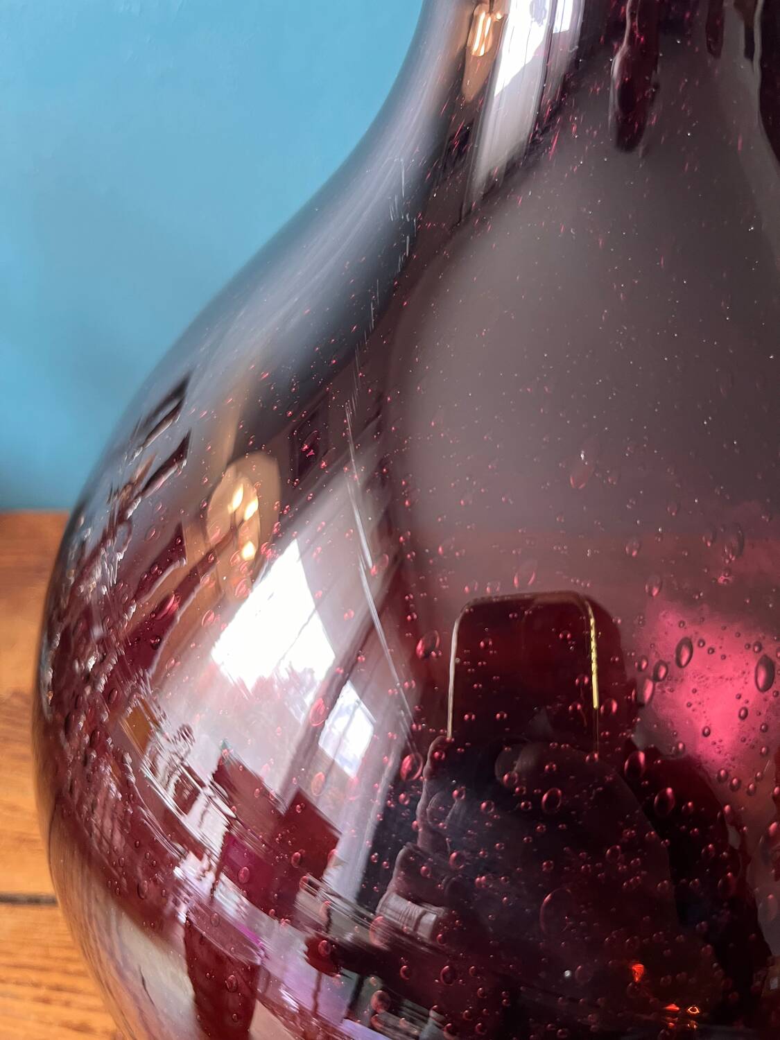 Vase or amphora, dame jeanne, marie jeanne biot glassware