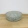 50s ceiling light, round molded glass, black metal