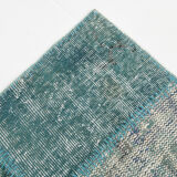 7x10 oversize teal green vintage rug 300x207cm