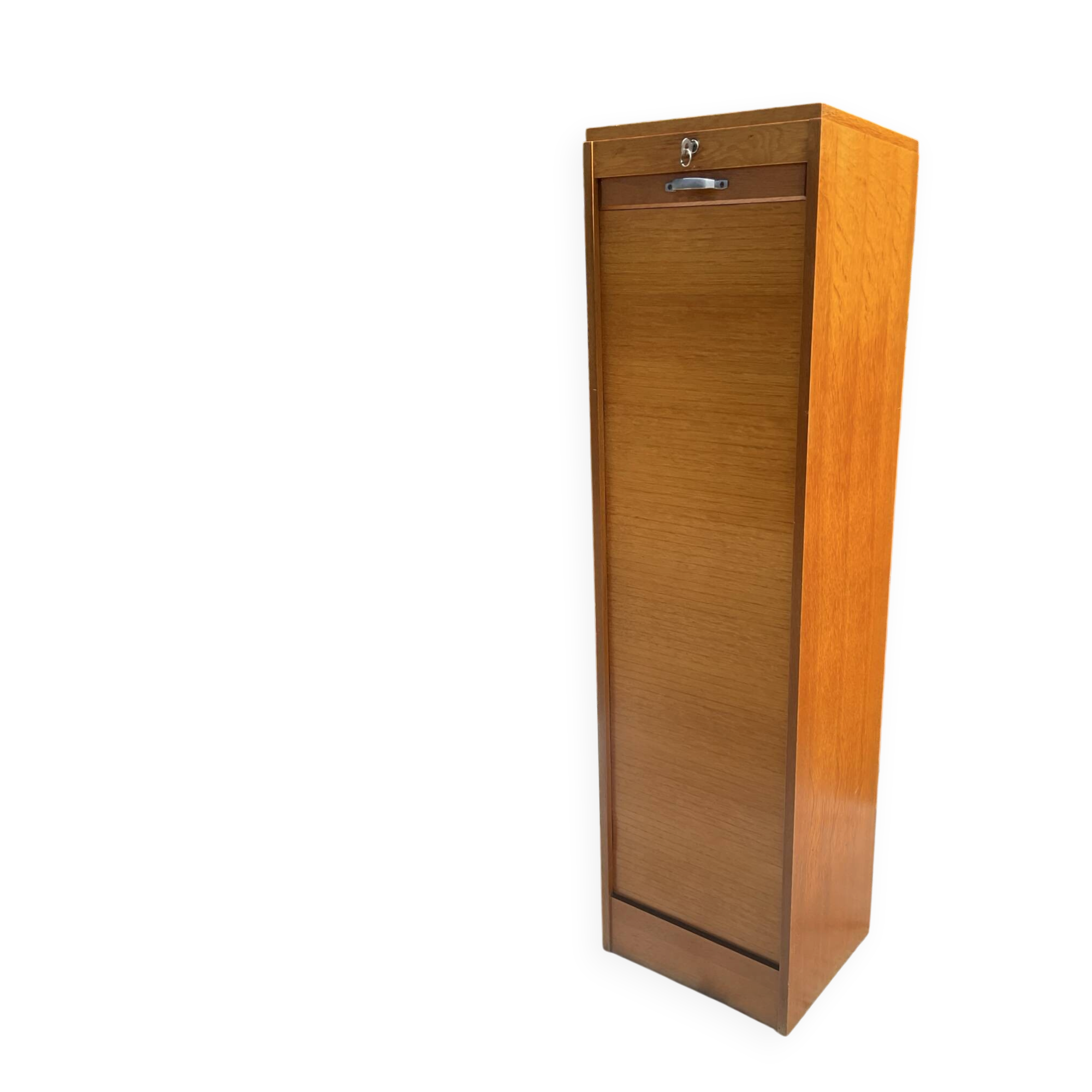 Vintage wooden curtain cabinet from the 60s-70s.