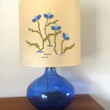 Vintage blown glass lamp from the 70s