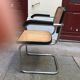 Marcel Breuer armchair, chrome and black chair