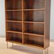 Vintage rosewood bookcase designed by Omann Jun