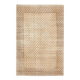 1970s Vintage Turkish Hand-Knotted Wool Cotton Beige Area Rug 149x226
