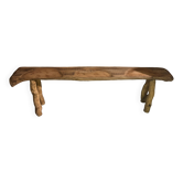 Banc ancien en bois massif – esprit maison de campagne