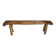 Old solid wood bench – country house spirit