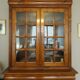Bookcase 2 bodies in cherry wood Louis Philippe style