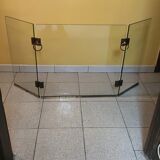 Fire or sparks glass and golden brass