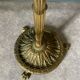 Valet de nuit travail français pieds griffes 1960 brass and wood