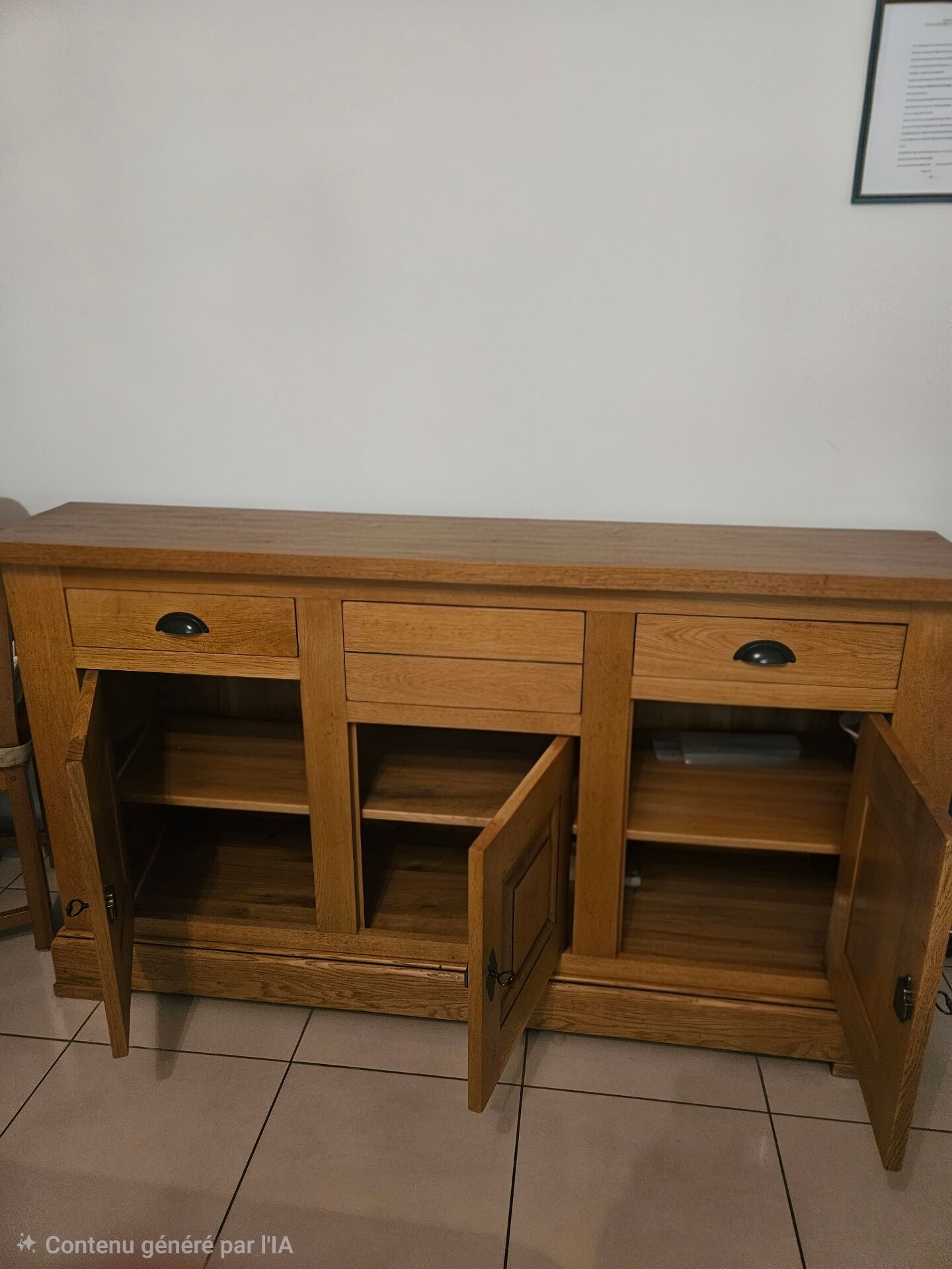 Buffet chêne massif