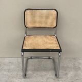 Set of 4 black Cesca Breuer chairs B32