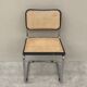 Ensemble de 4 chaises noires Cesca Breuer B32