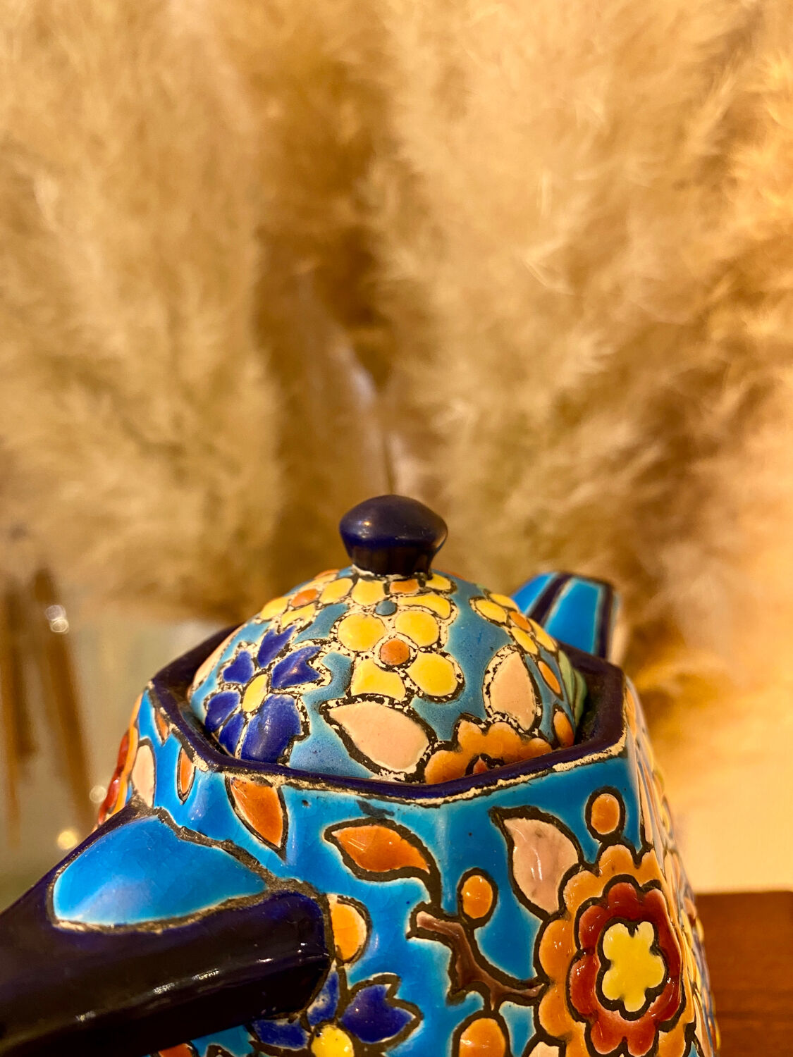 Coffee maker / pourer enamels of Longwy