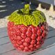 Raspberry slip pot
