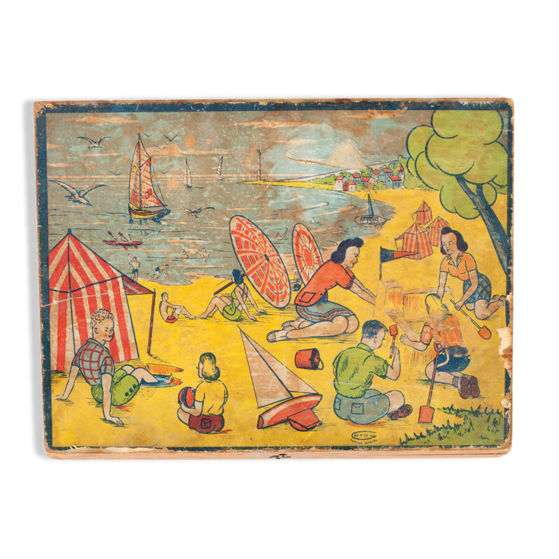 Set of 35 cubic wooden by MFR