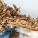 Large gilded mirror louis XV rockery  142x99cm