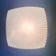 Midcentury Glass Ceiling Lamp/Flush Mount or Wall Lamp, 1970s - Czechoslovakia