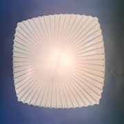 Lampe de plafond en verre de style mid-century / lampe murale, années 1970 - Tchécoslovaquie