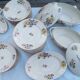 Service 44 pièces porcelaine de Limoges vintage 1970