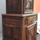 Louis XIII style two-piece recessed high wardrobe